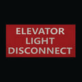Elevator Light Disconnect