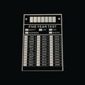 Five Year Test
