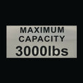 Maximum Capacity 3000 lbs