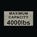 Maximum Capacity 4000 lbs