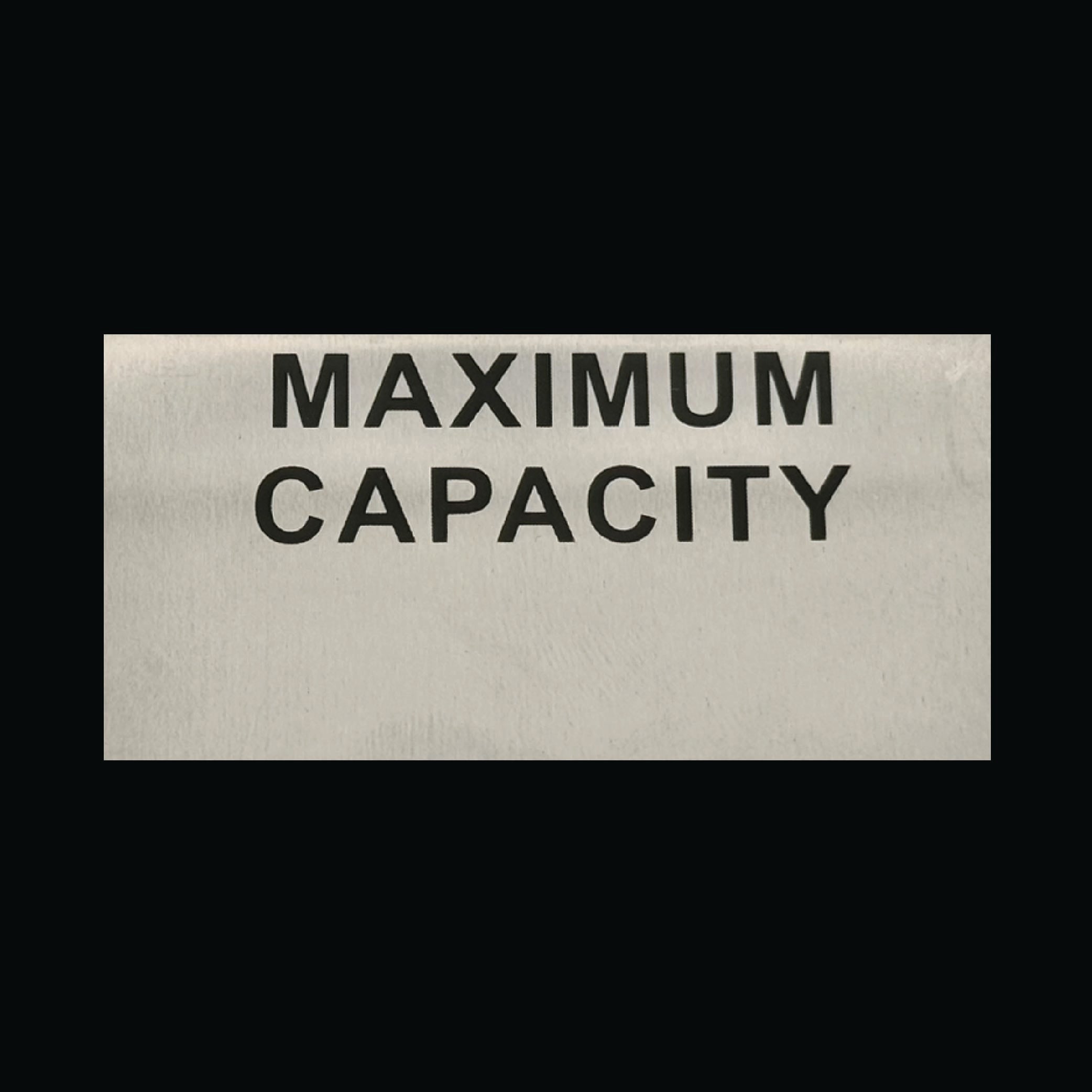 Maximum Capacity