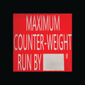 Maximum Counter  Weight Run By